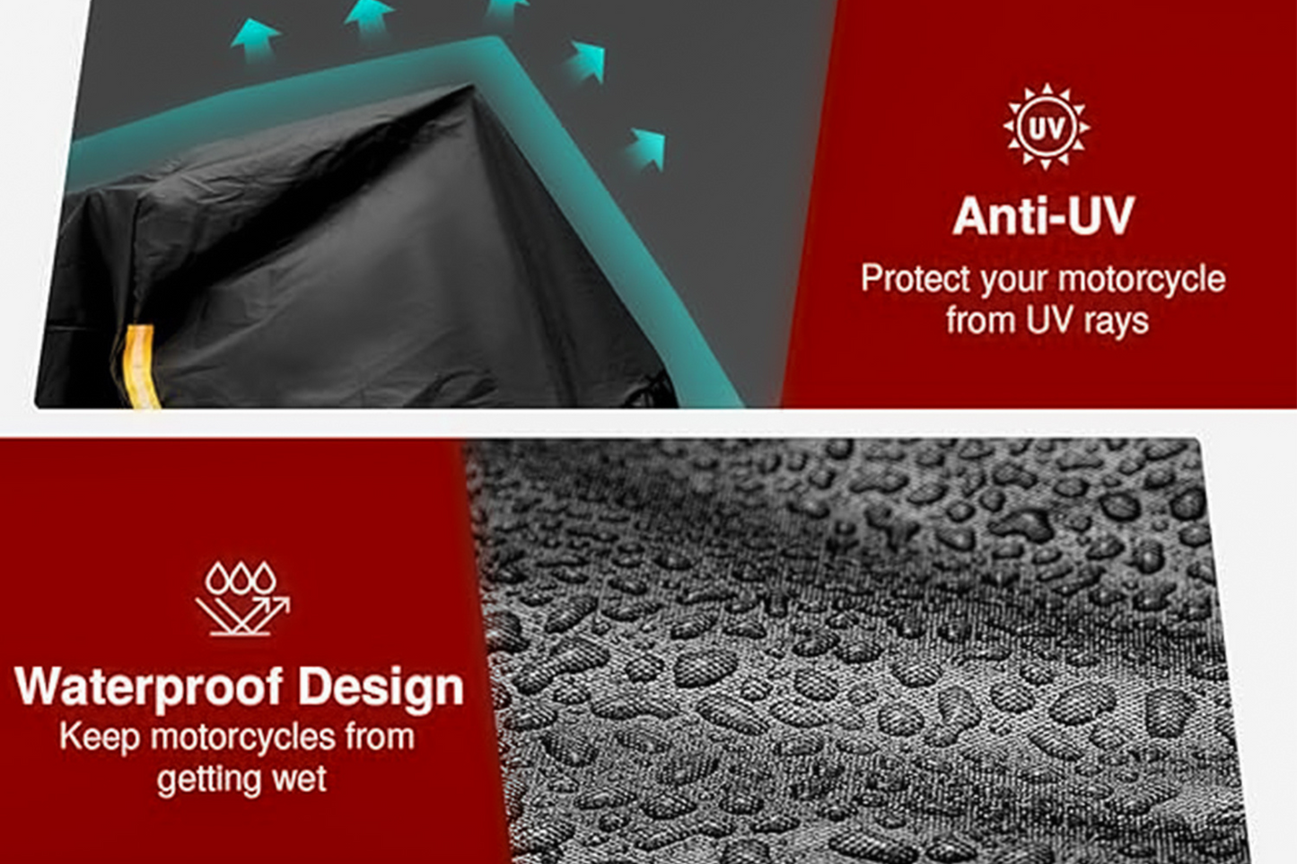 Copertura impermeabile per biciclette