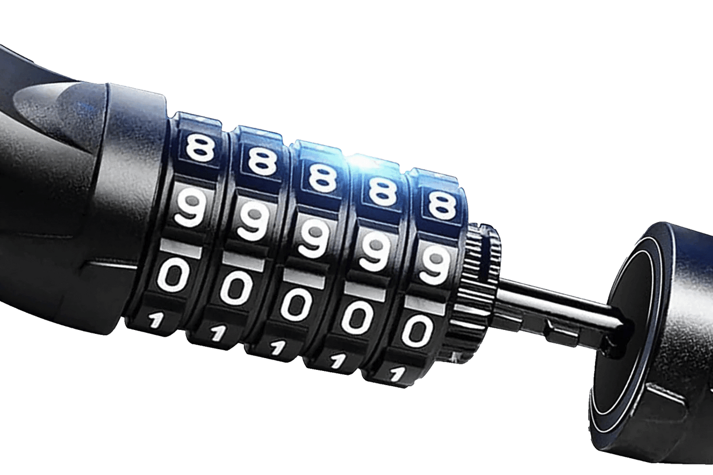 Lucchetto a catena per bicicletta a combinazione