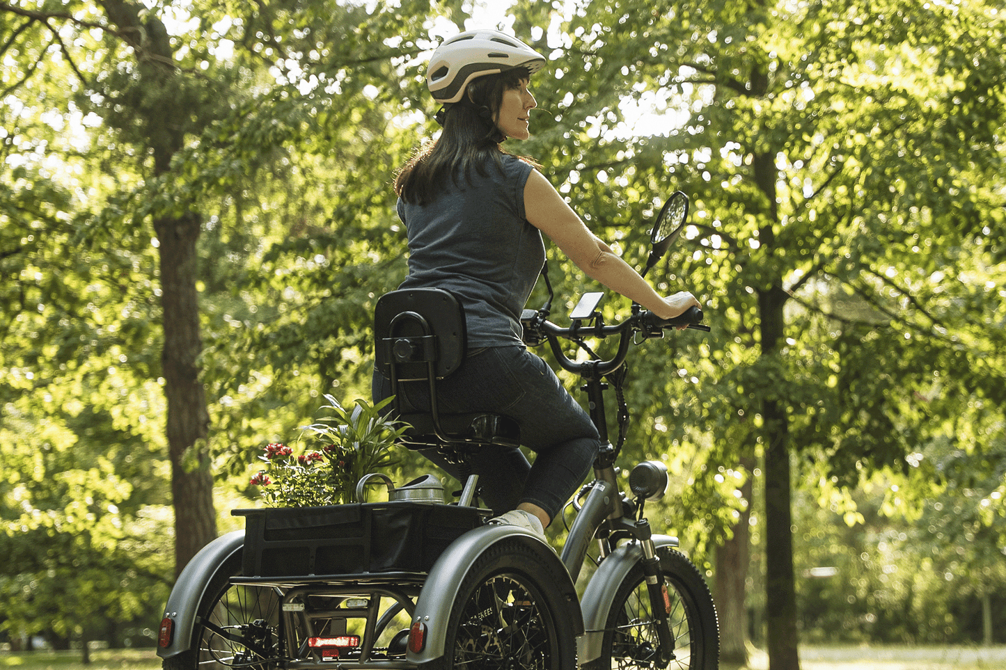 Seggiolino da bicicletta comfort con schienale